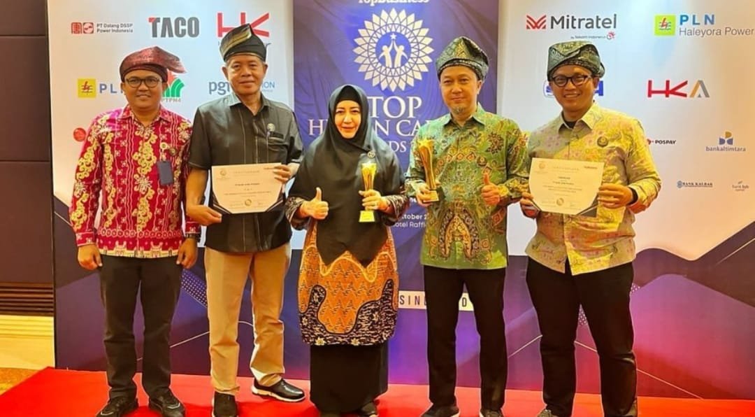PT Bumi Siak Pusako Terima Penghargaan TOP Human Capital Award 2023